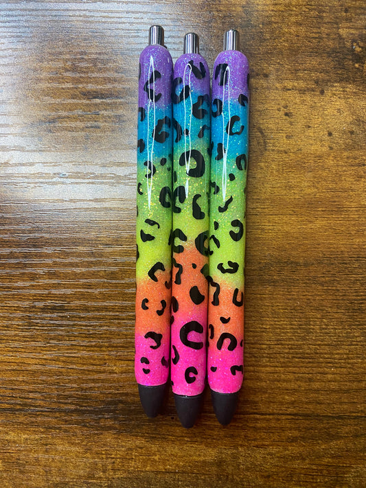 Rainbow Cheetah Pen